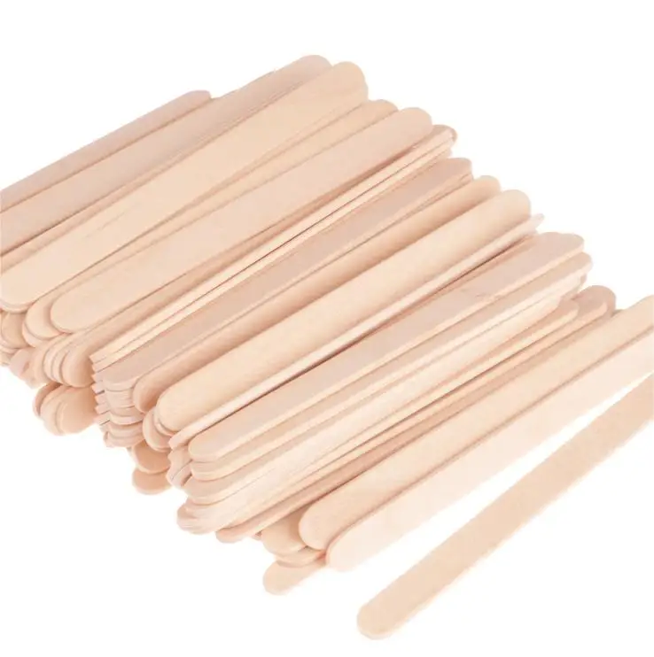 93 MM Multiple usage Ice Cream Sticks  Tongue Depressor Wood Sticks Ice Pop Sticks