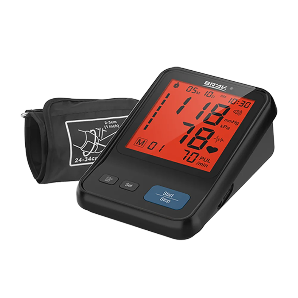 Mini English speaker mini blood pressure monitor for home use