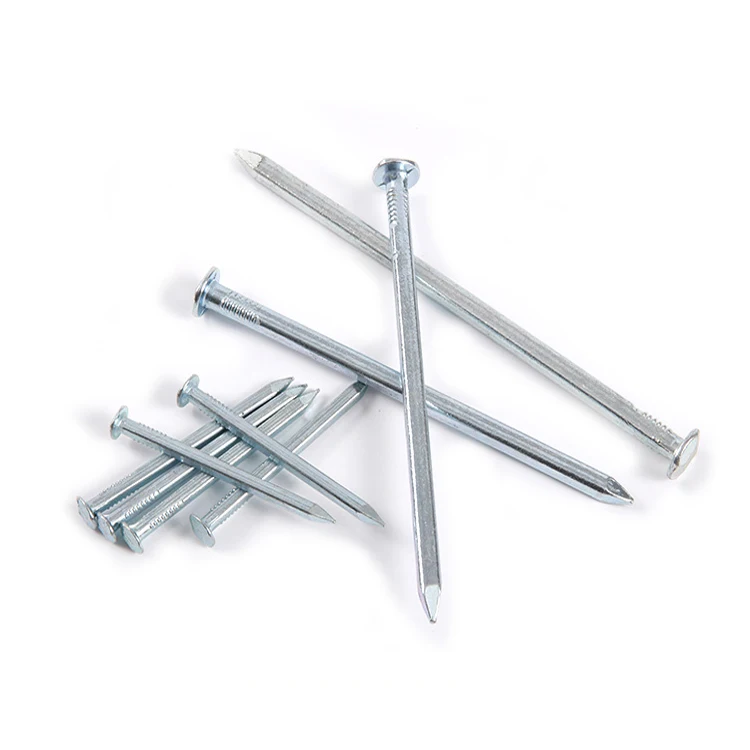 China Supply Electro Galvanized 100mm Square Boat Concrete Nail For Wood Boat With Square Body
