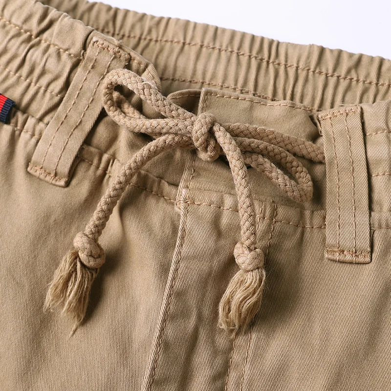 B1641  man fashion elastic waist  casual tactical joggers military pants techwear pantalon outdoor plus size joggers cargo pants