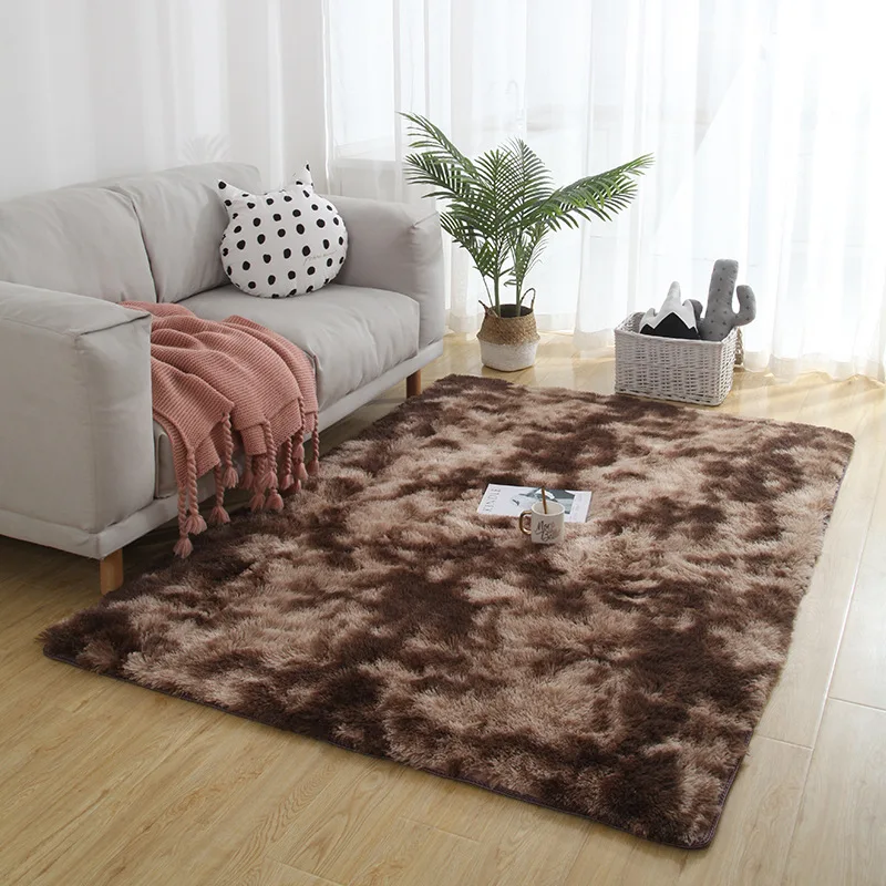Wholesale China Big Size Soft Plain Floor Shaggy Rug Carpet For Living Room