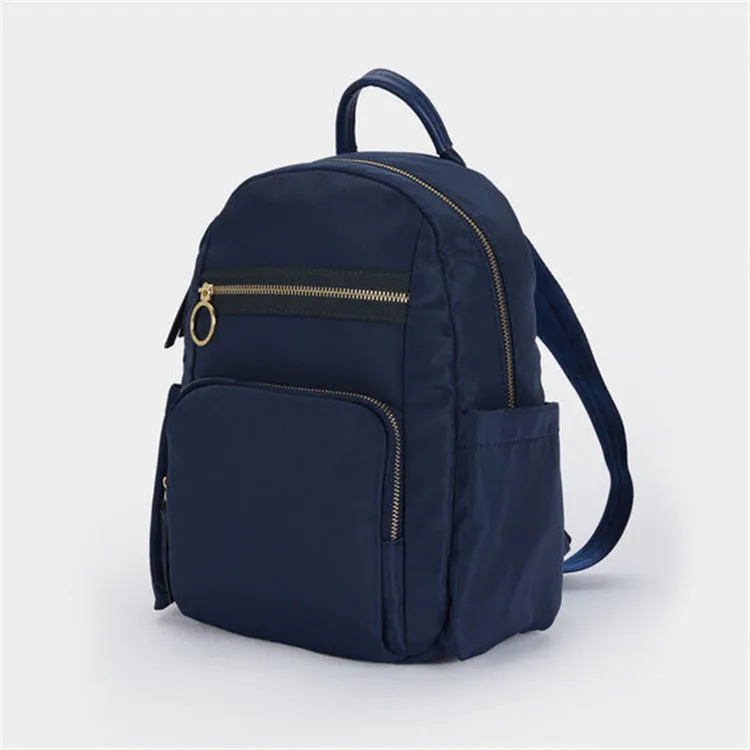 ZB220 Latest Recycled woman lightweight Nylon mochillas backpack with muti compartment pockets laptop backpack mochila de dama