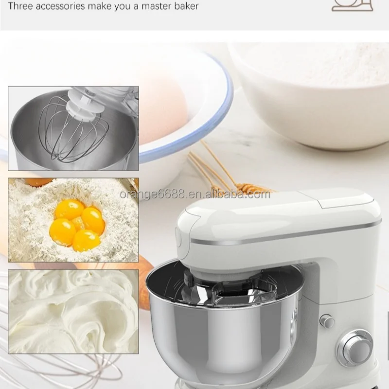 5L Kitchen Appliances Home 3 In1 Multifunctional Stand Mixer With Blender and Meat Grinder Parts Food Mixers