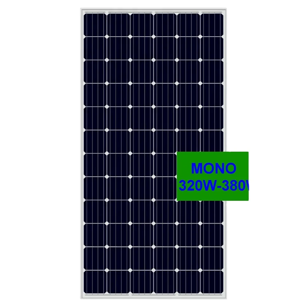 25 years warranty A grade moon 385 watt solar panels mono crystalline for off grid battery solar system