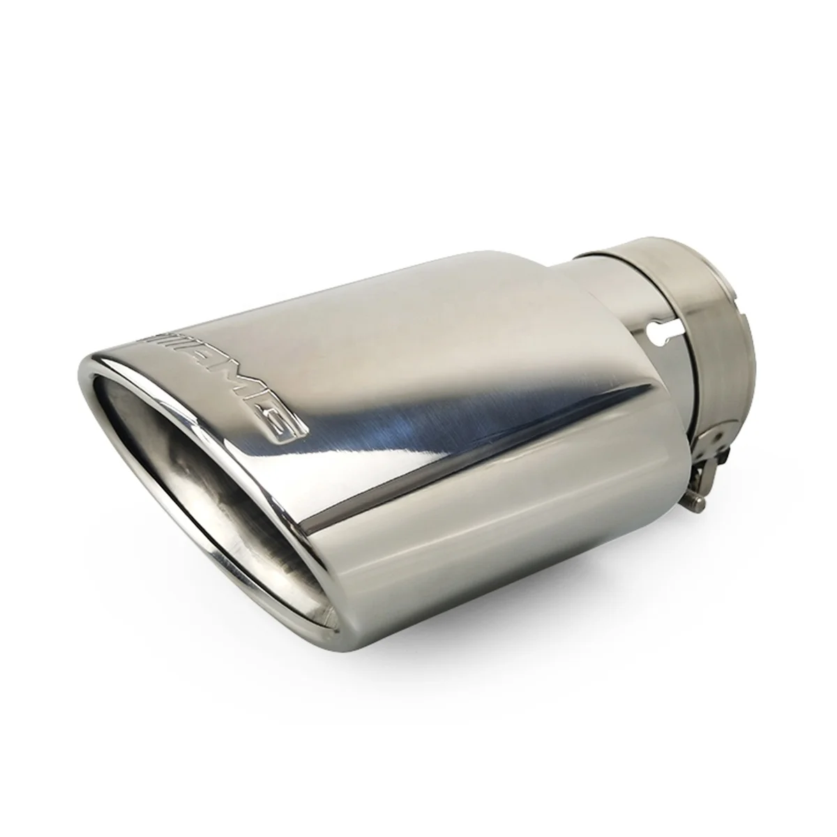 1 Piece Car Exhaust tips Muffler Stainless Steel Pipe for Mercedes Benz W204 AMG C63 C65 modify