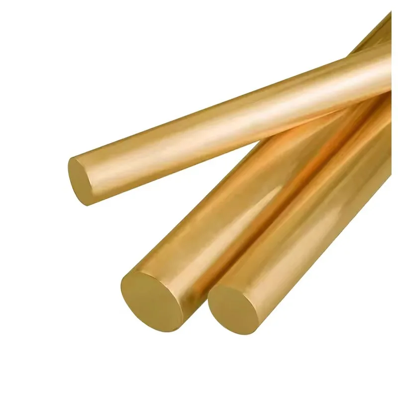 High Quality H59 Brass Bar Cuzn30 Flat Round Solid Brass Bars C2600 C2700 Round Copper Bar Brass Rod