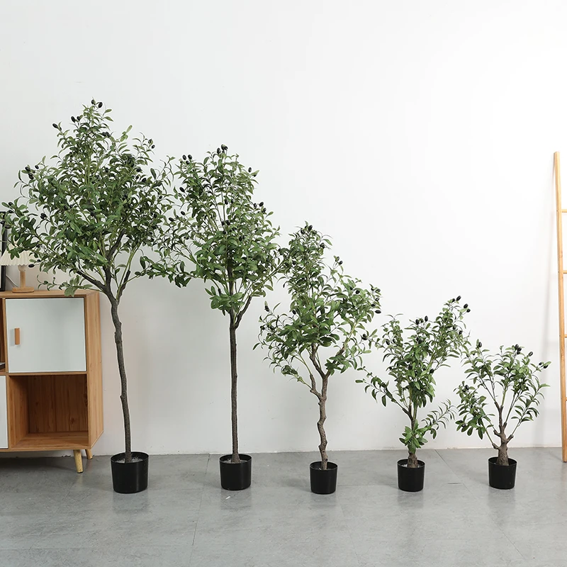Home Decoration Artificial Olive Tree Artificial Flower Shopping Mall Scene Layout Artificial Tree