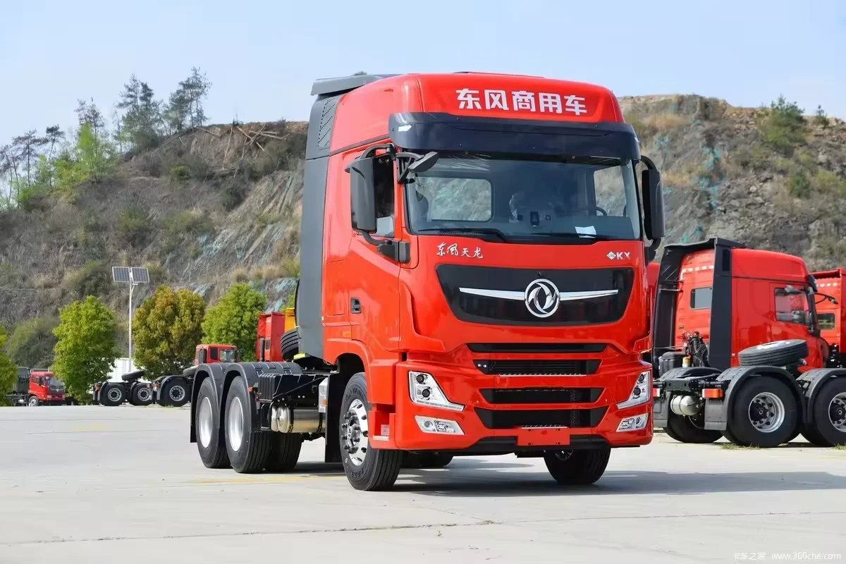 14 автоматических грузовых автомобилей Dongfeng экспорт Tianlong флагман KX 520 л.с. 6x4 дизельные тягачи новые автомобили