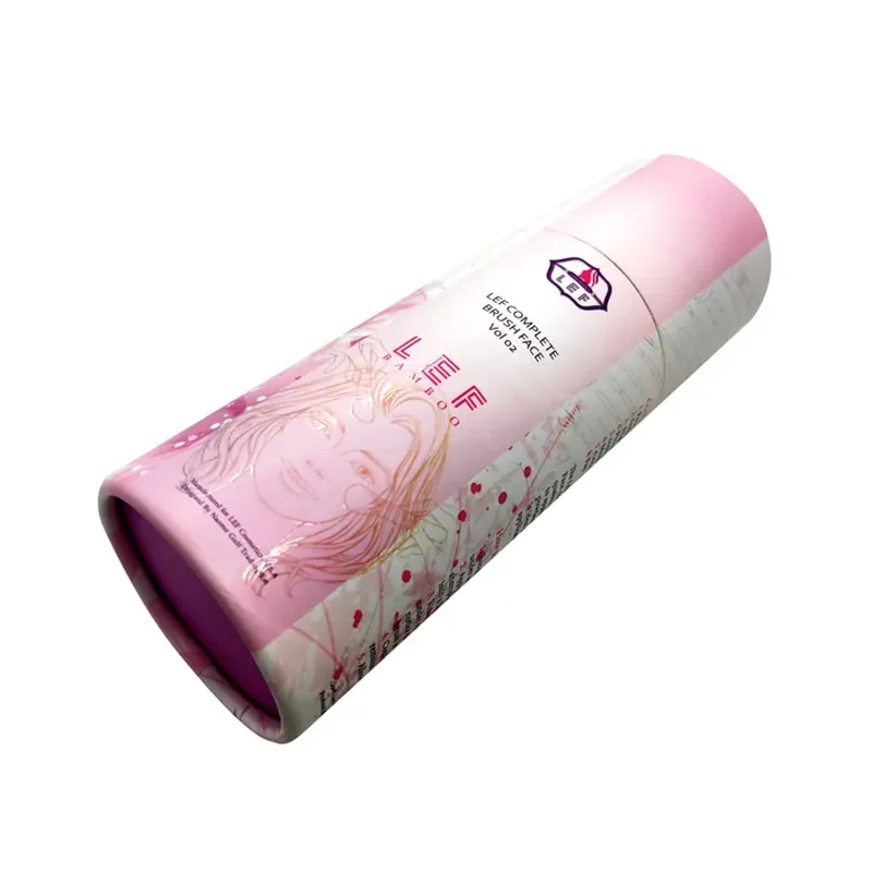 Factory price custom design perfume bottle round tube packaging Candle and Essential Oils Use paper tube packaging