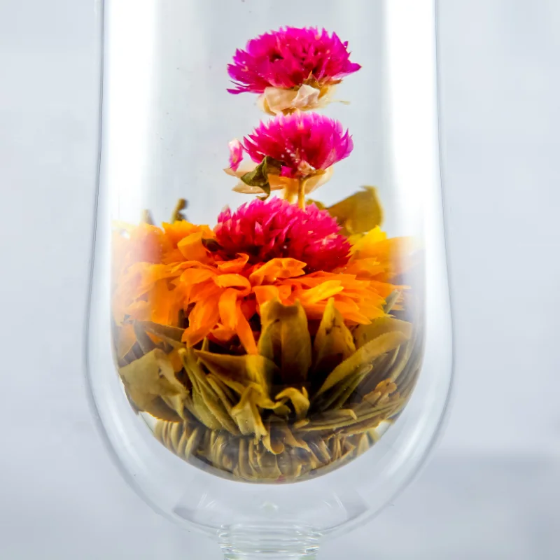 Китайский Жасмин ручной работы Цветущий Цветочный чайный шар