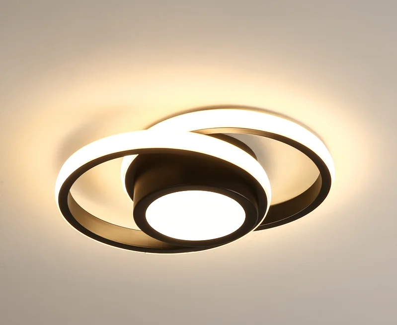 Creative Round Square For Living Room Bedroom Corridor Aisle Balcony Hallway Lighting Lamps  Modern Led Ceiling Lights