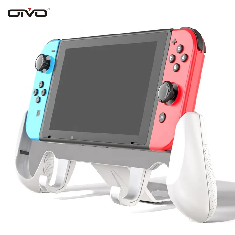 OIVO Brand Factory Grip Holder Adjustable Stand For Switch OLED Handle Asymmetrical Controller Holder 5 Card Slots