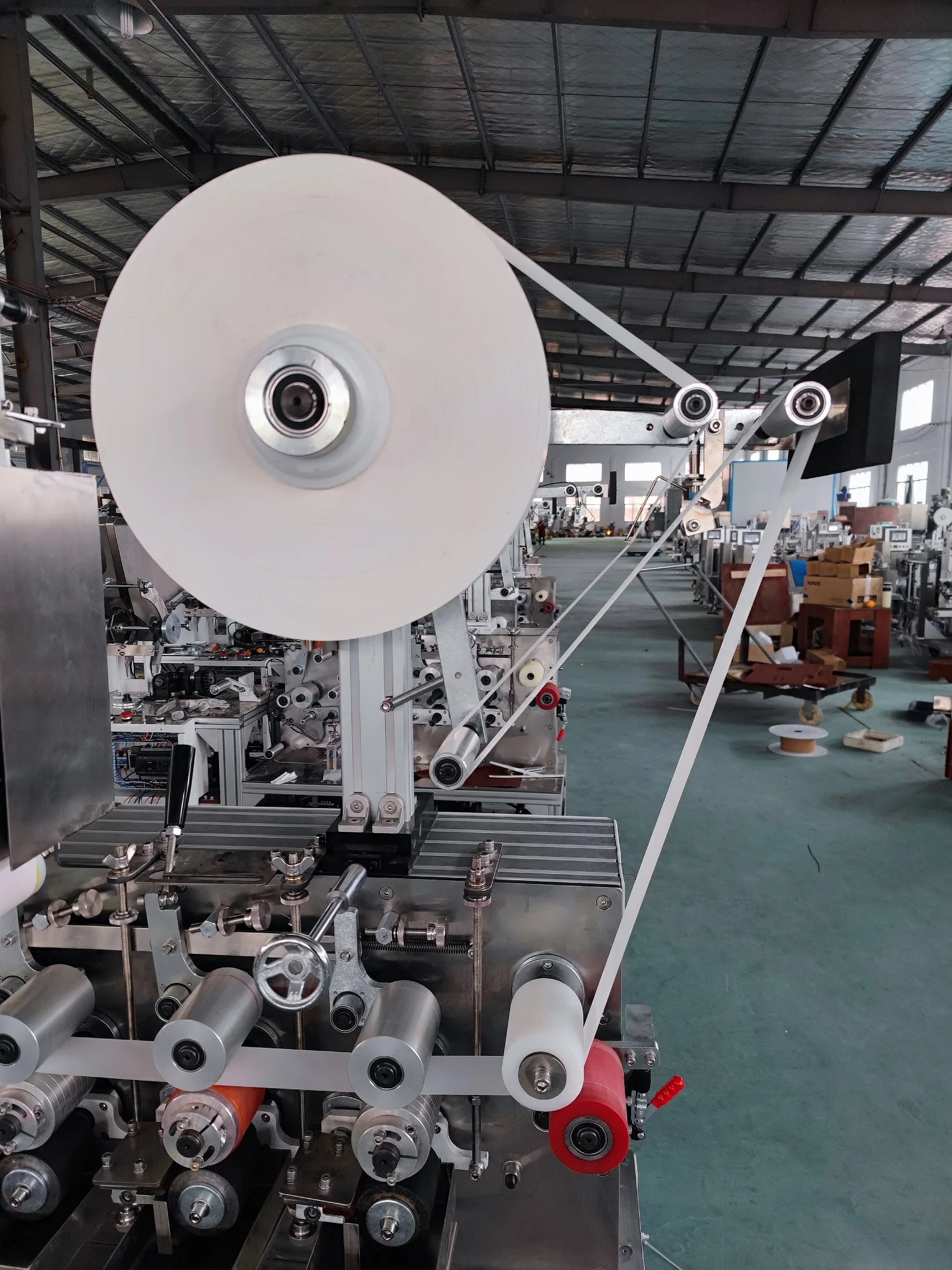 Factory direct hot selling three shaft paper sealing printing chopsticks packaging machine