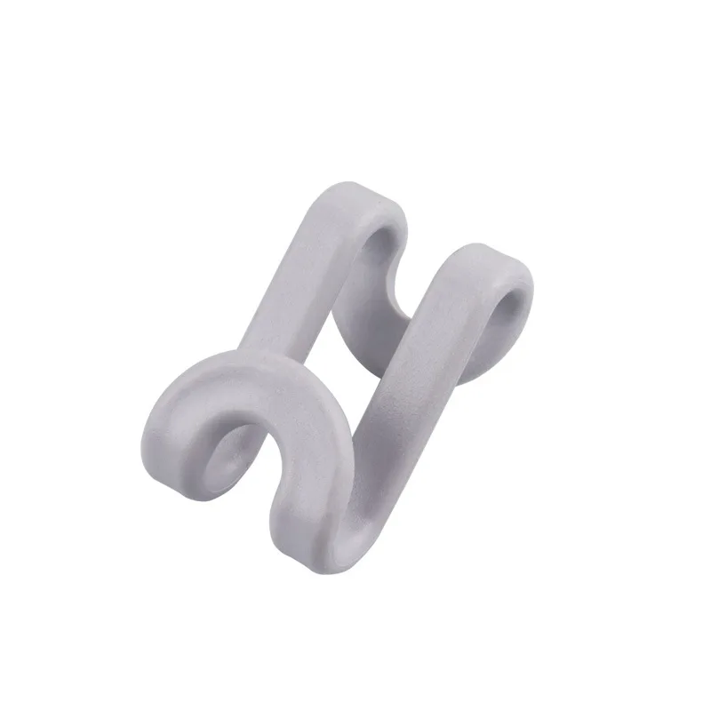 SY Mini Cascading Hanger Hooks Space Saving Clips Outfit Clothes Connector Plastic Connection