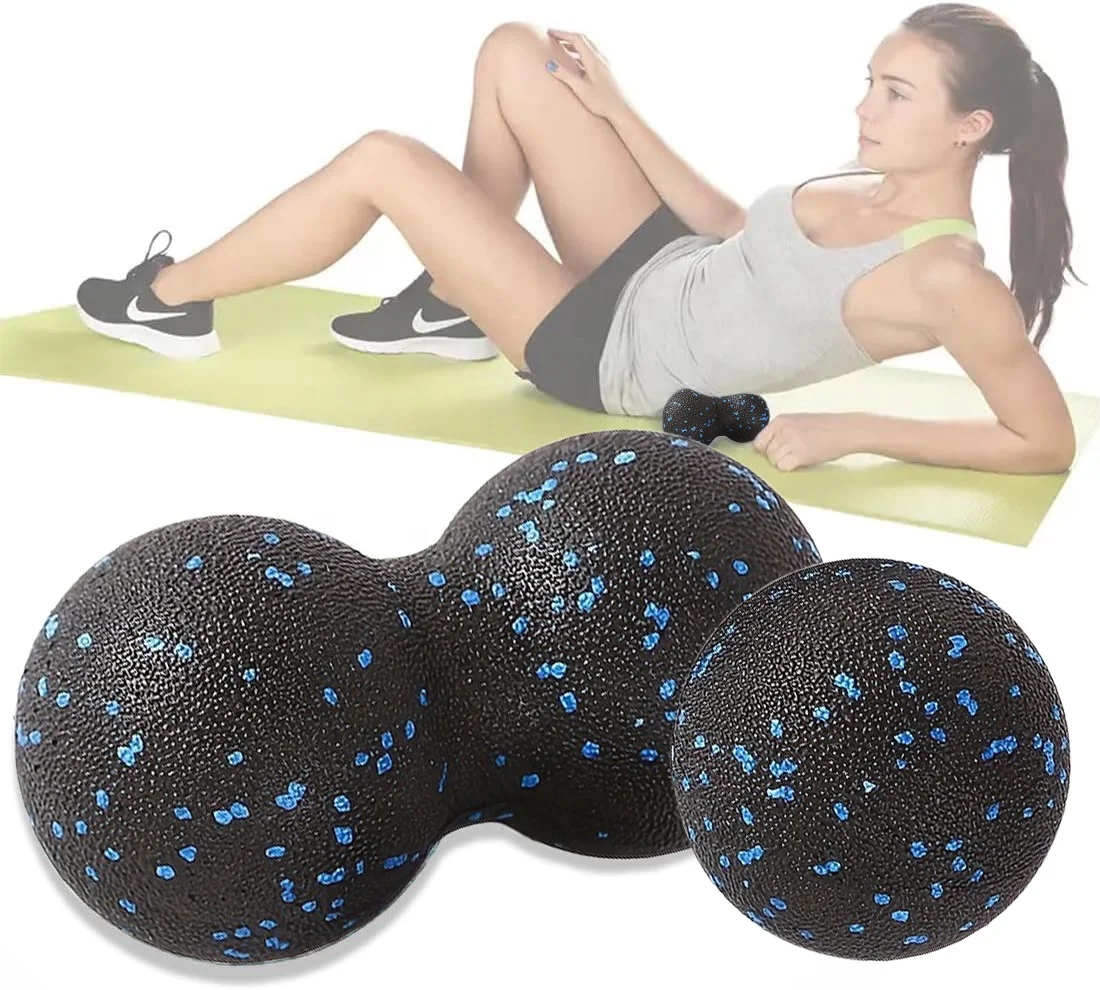New Chooyou Custom Logo Foam Recyclable Peanut style Home Gym Equipment Double Therapy Massager Epp Material Yoga Massage Ball