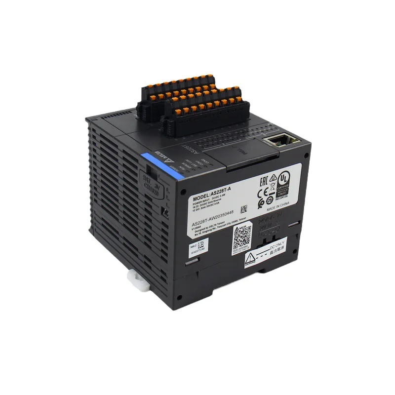 Original Delta AS200 series CPU host AS228T-A 28-point programming controller plc