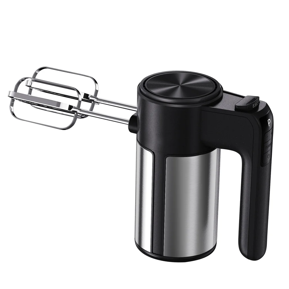 CX-6682 6 Speed Turbo 300W Home Kitchen Appliances Digital Display SS Stainless Steel Food Egg Beater Electric Hand Held Mixer