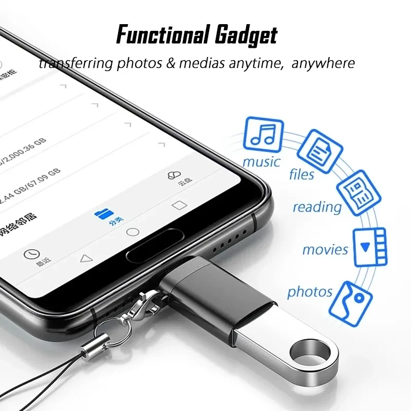 USB 3.0 OTG Adapter Converter for Android Cell Phone Tablet Adaptador Microusb Male to USB3.0 Female OTG Connector Adaptor