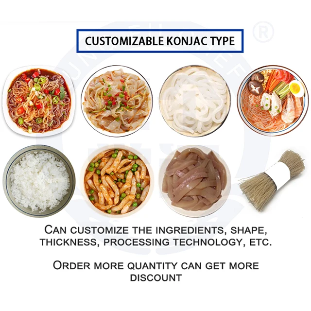 wholesale Konjac knot snack shirataki low fat konjac Hot Pot health food Konjac silk