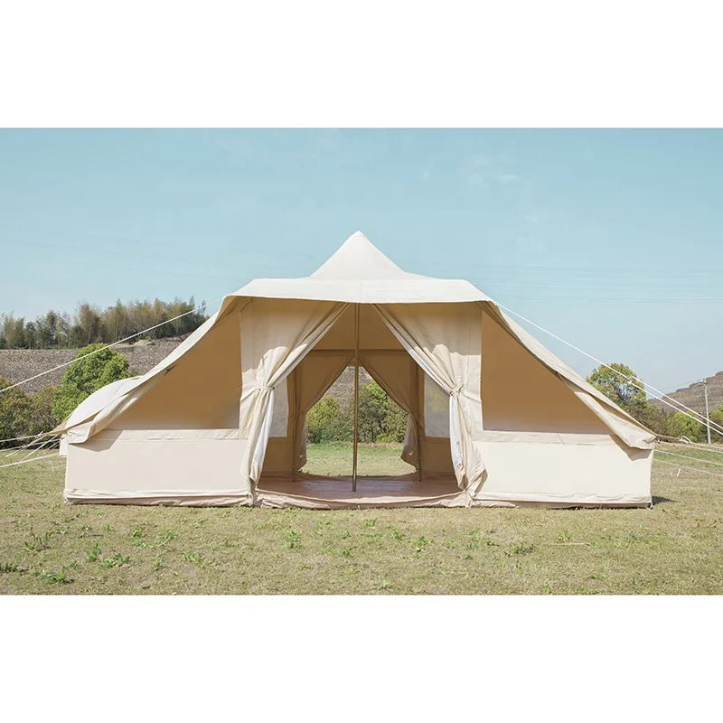 Большая роскошная палатка для семьи на открытом воздухе глтуареги колокольчики палатки хлопчатобумажная парусиновая палатка для продажи
