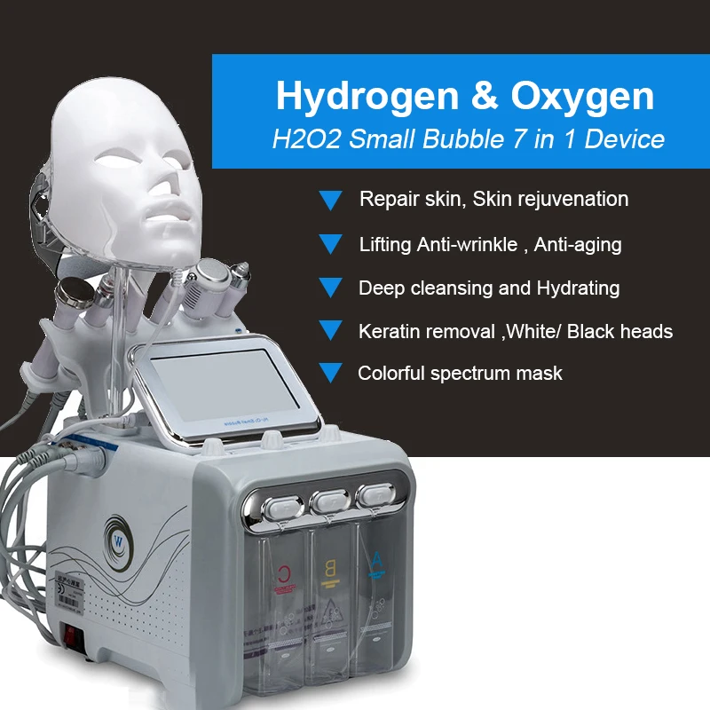 7 En 1 Aqua Peel Hydra Beauty Facial Machine diamond Microdermabrasion Skin Cleaning oxygen Jet Facial Care Machine