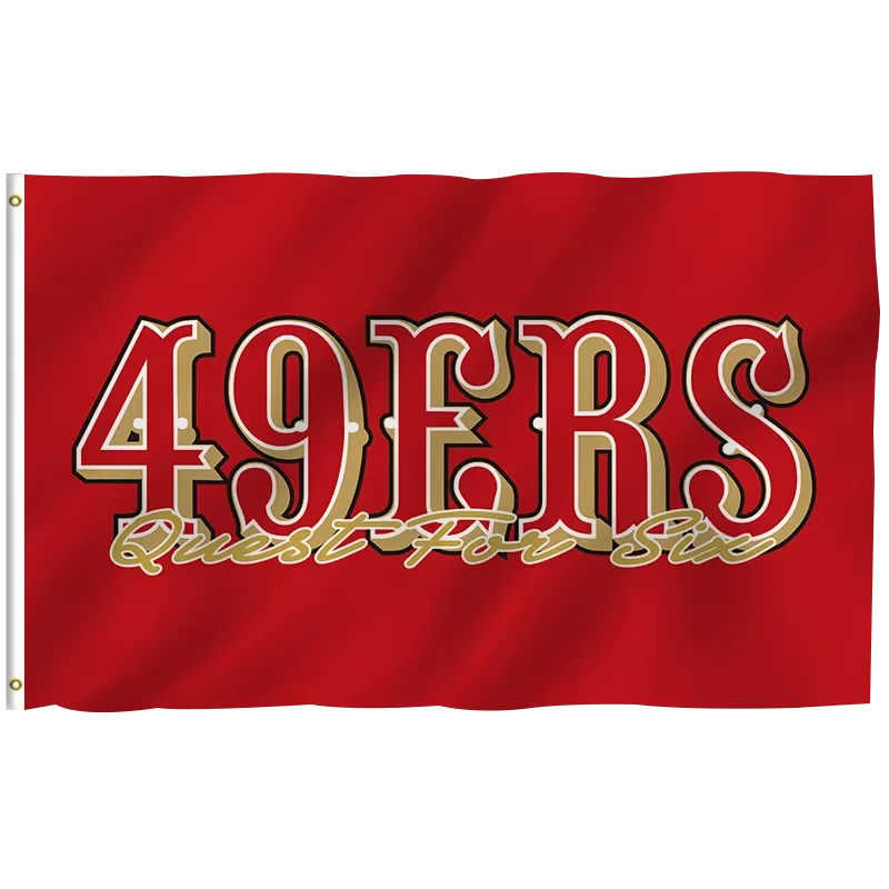 Large Customizable Cotton Printing Small Flag Promotional Polyester Fabric Double Sides 3x5 Custom Flag With Logo Custom Print