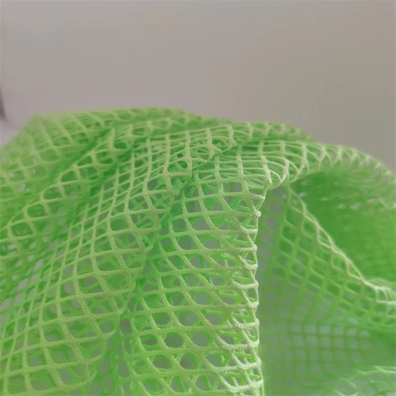 New Hot 100% Full Test 100% Polyester Garment Shoes Bags Material Soft Feel Spandex Mesh