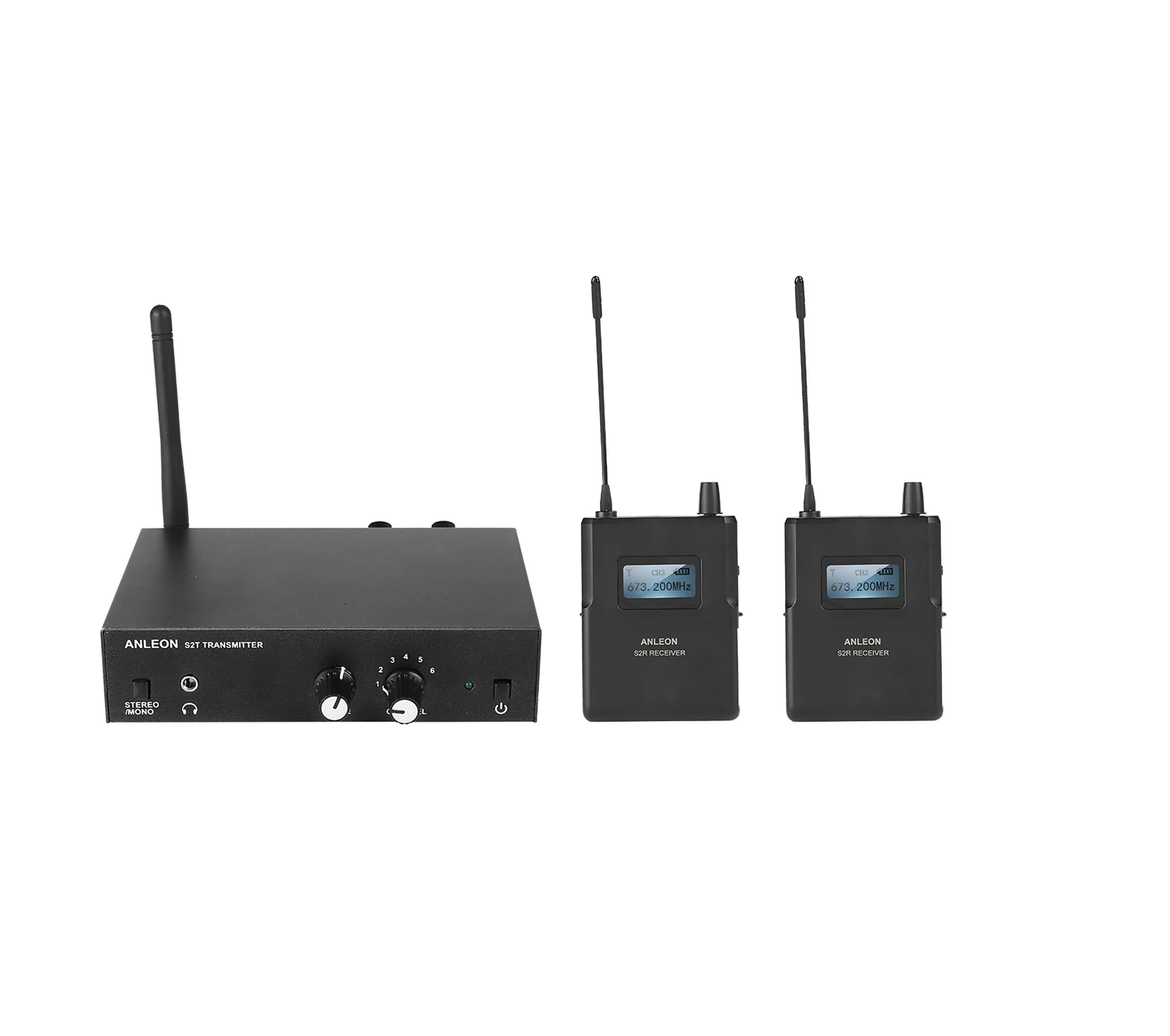 Original For ANLEON S2 Wireless In Ear Monitor Earphones In-ear Monitor System For Stage