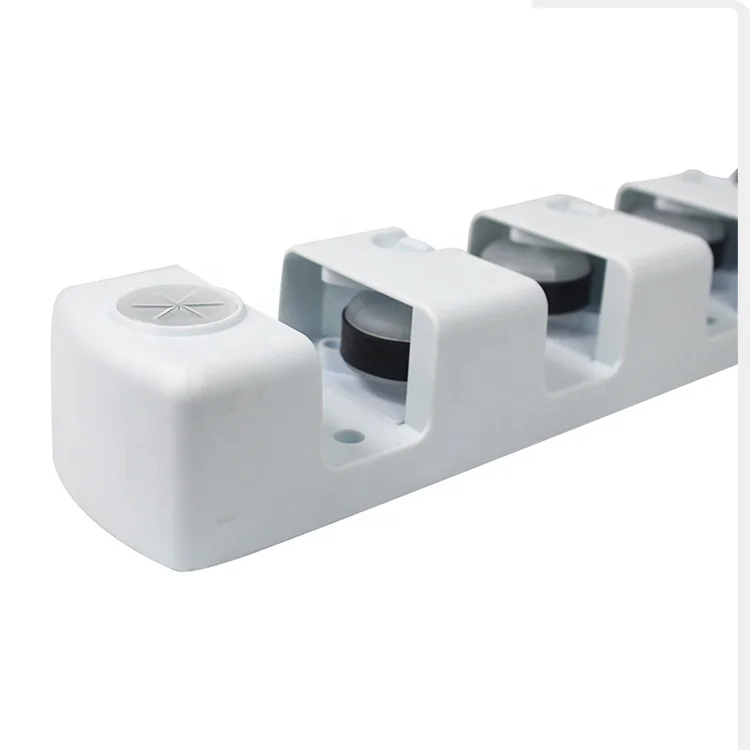 Plastic  Non-folding Rack Multi-use Tools Organizer Mop And Broom Holder