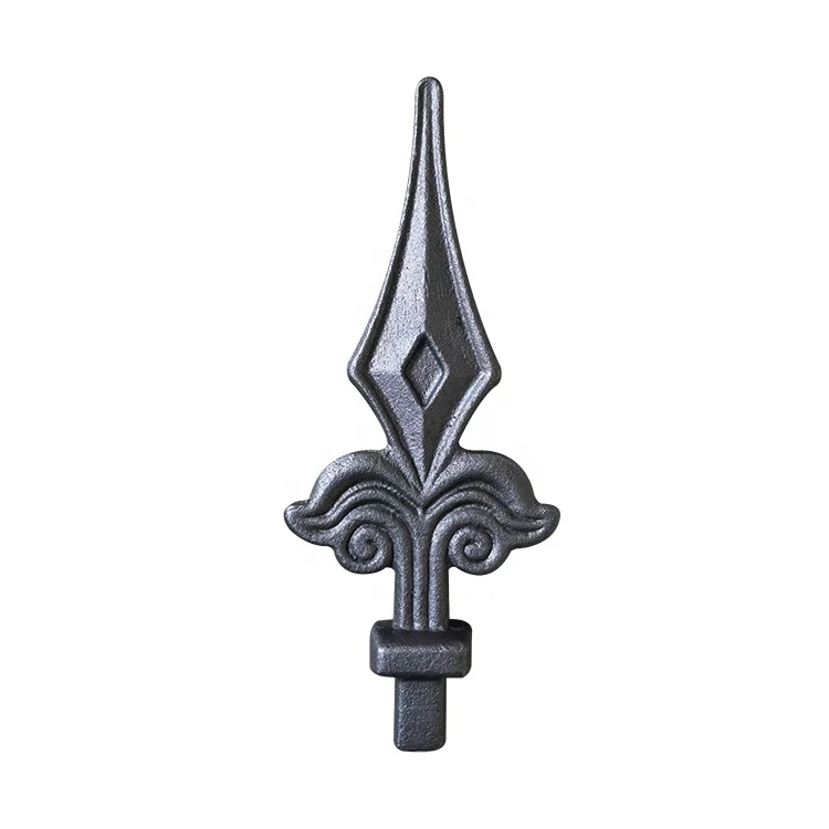 Customized Wrought Iron Spears Fence top decoration