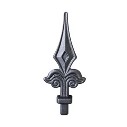 Customized Wrought Iron Spears Fence top decoration