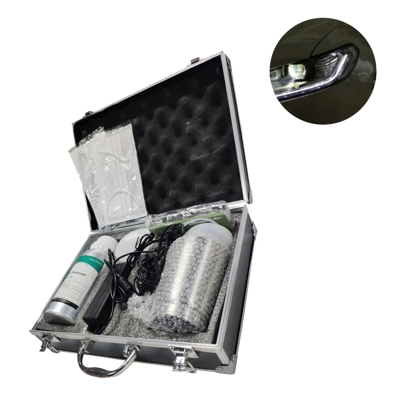Allplace Steam Headlight Polishing Set Car Light Headlight Restoration Kit UV
