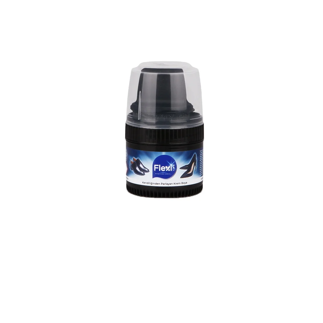 NAVY BLUE FILEXICARE LEATHER SHOE CREAM PASTE WITH APPLICATOR SPONGE - 50 ML LOW PRICE FOR LEATHER SHOES GLANCE ALL TIME