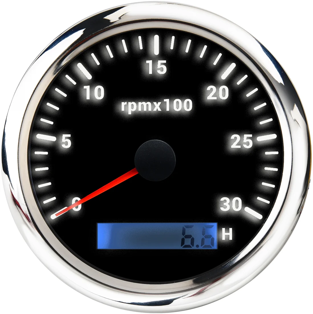 Diesel rpm 3 cylinder tachometer
