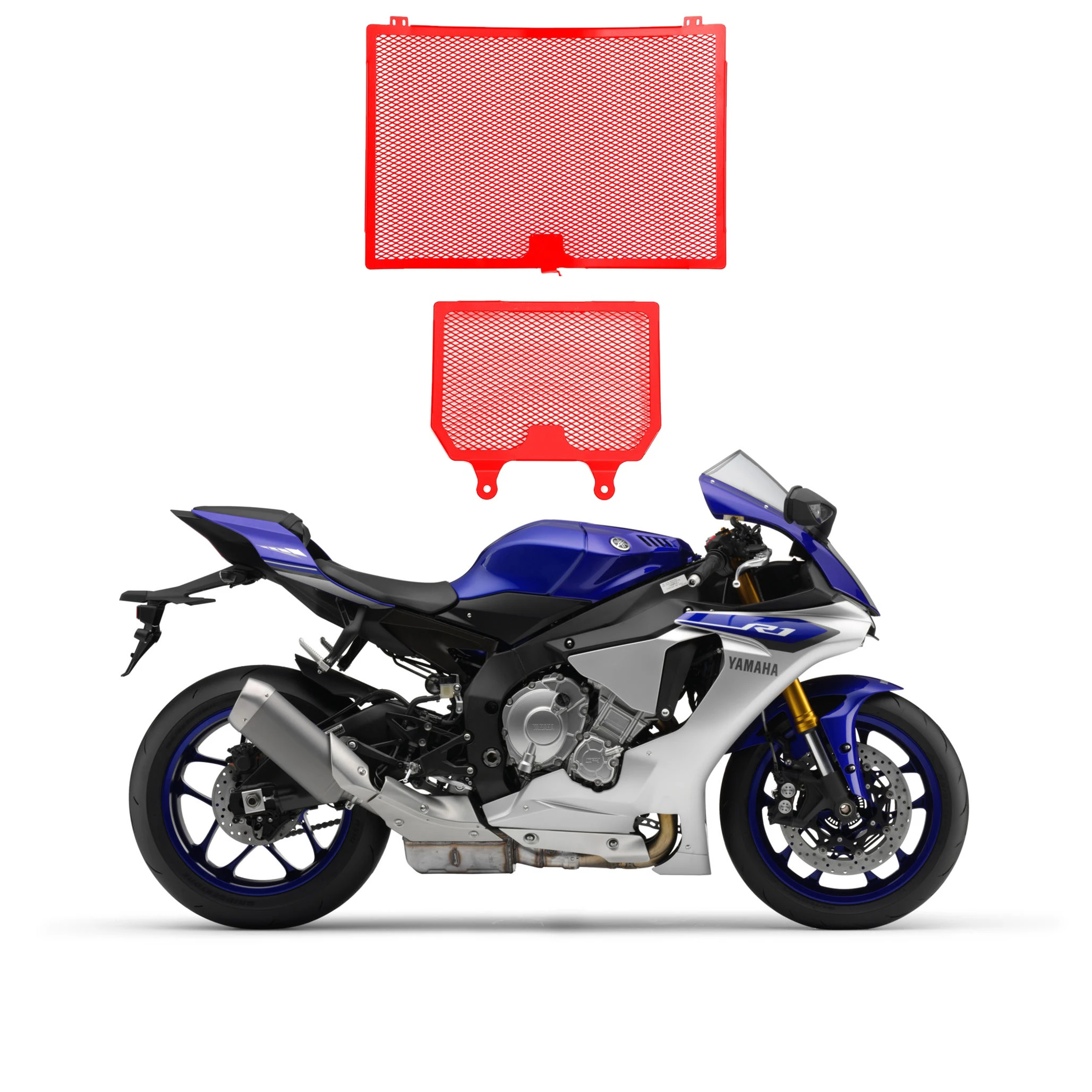 Мотоцикл алюминий решетка радиатора Cooler Обложка для YZF R1 2015 запчасти аксессуар инструменты бак
