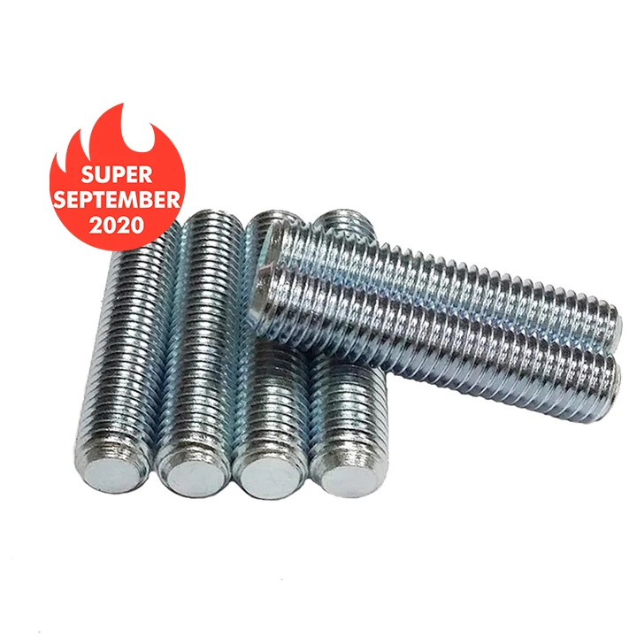 Zinc Plated Titanium Din 975 Ss 304 Custom M20 Metal Galvanized Full Stainless Steel All Threaded Bar Rods