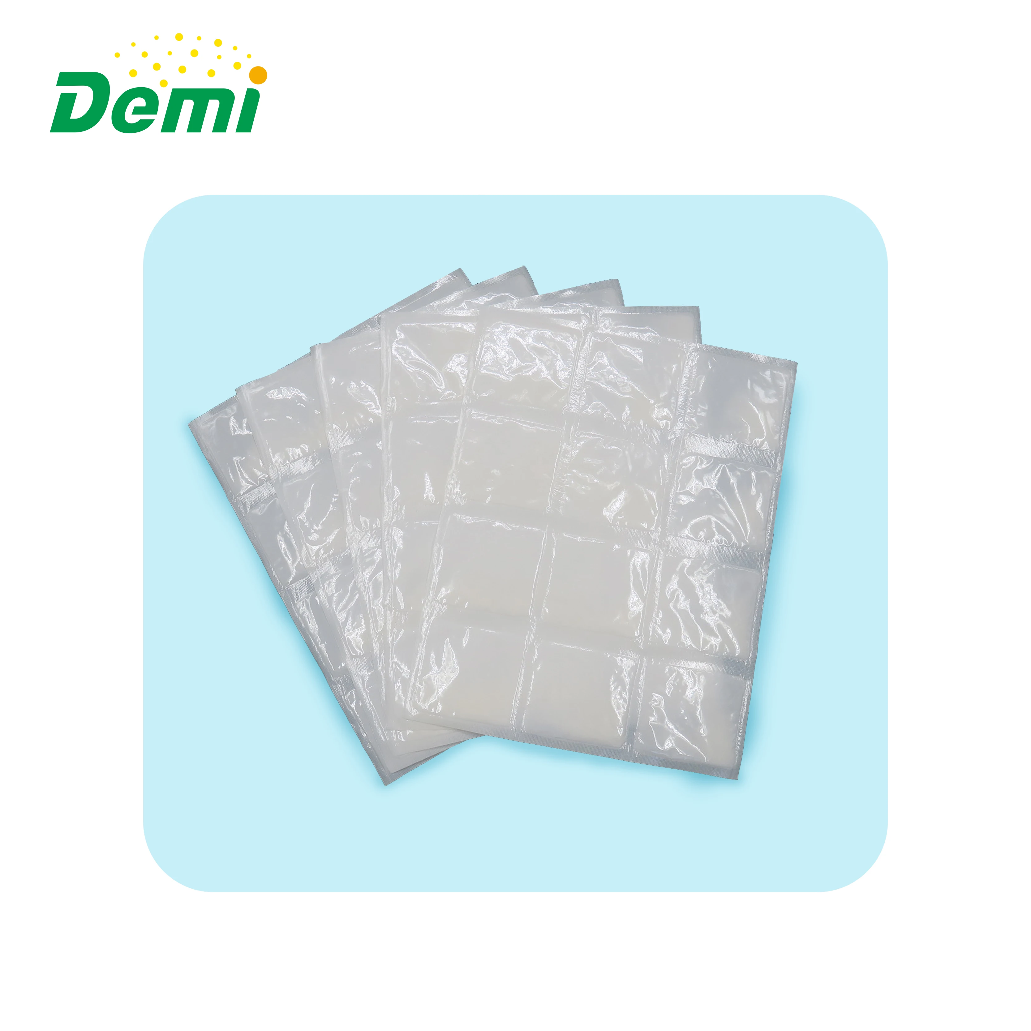 Hot Sale Absorbed Water Hot and Cold Pack Cube Bags Sheet Dry Ice Pack  small fresh keep ice packs ice packs for shipping