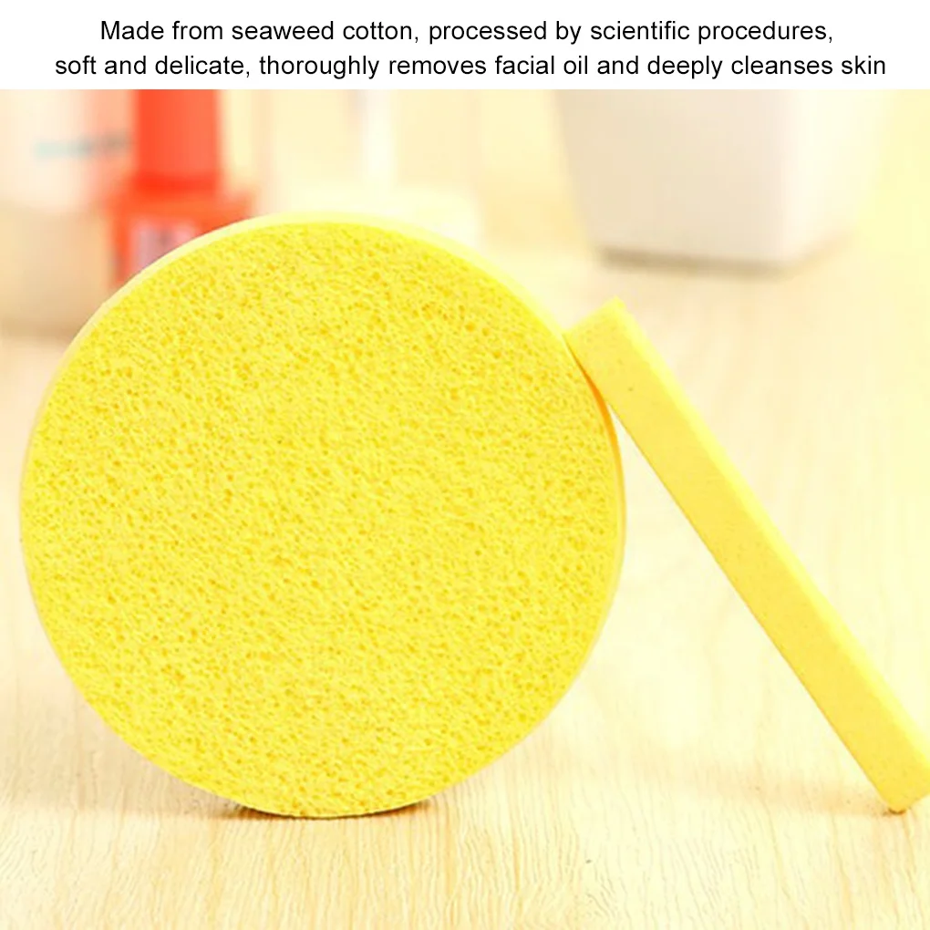 Compression Face Wash sponge 12 Cleansing Sponges PVA Compression Strips makeup wipes reusable cotton pads cleaning sponge