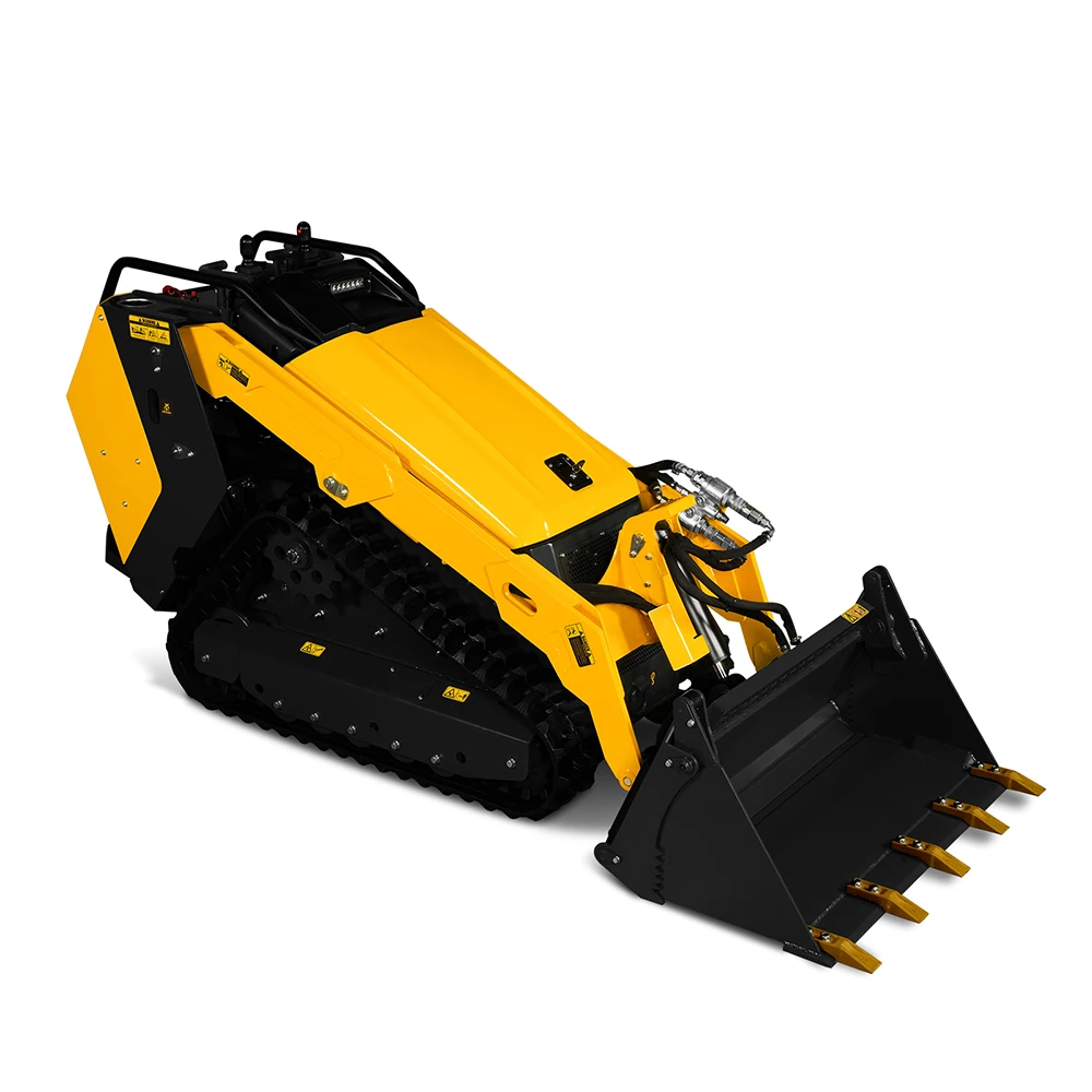 AUSTTER Small Diesel Engine Mini Skid Steer Loader for Professional Landscape Work