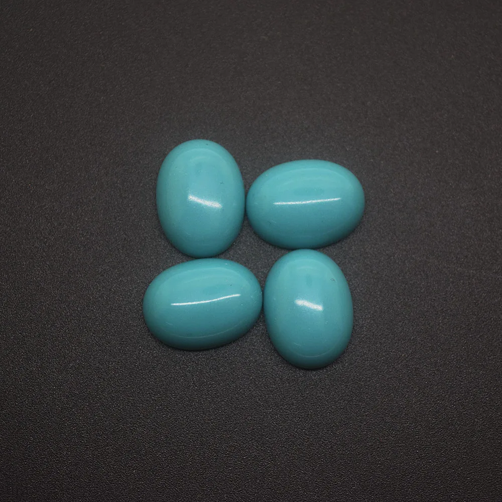 Wholesale Oval Cabochon Synthetic Turquoise Stone