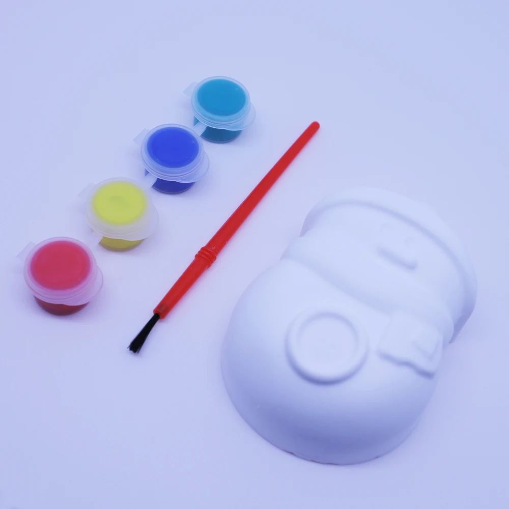 kids painting kit Christmas gift kids diy plaster painting toy colored drawing toys educational painting gypsum toys for kids