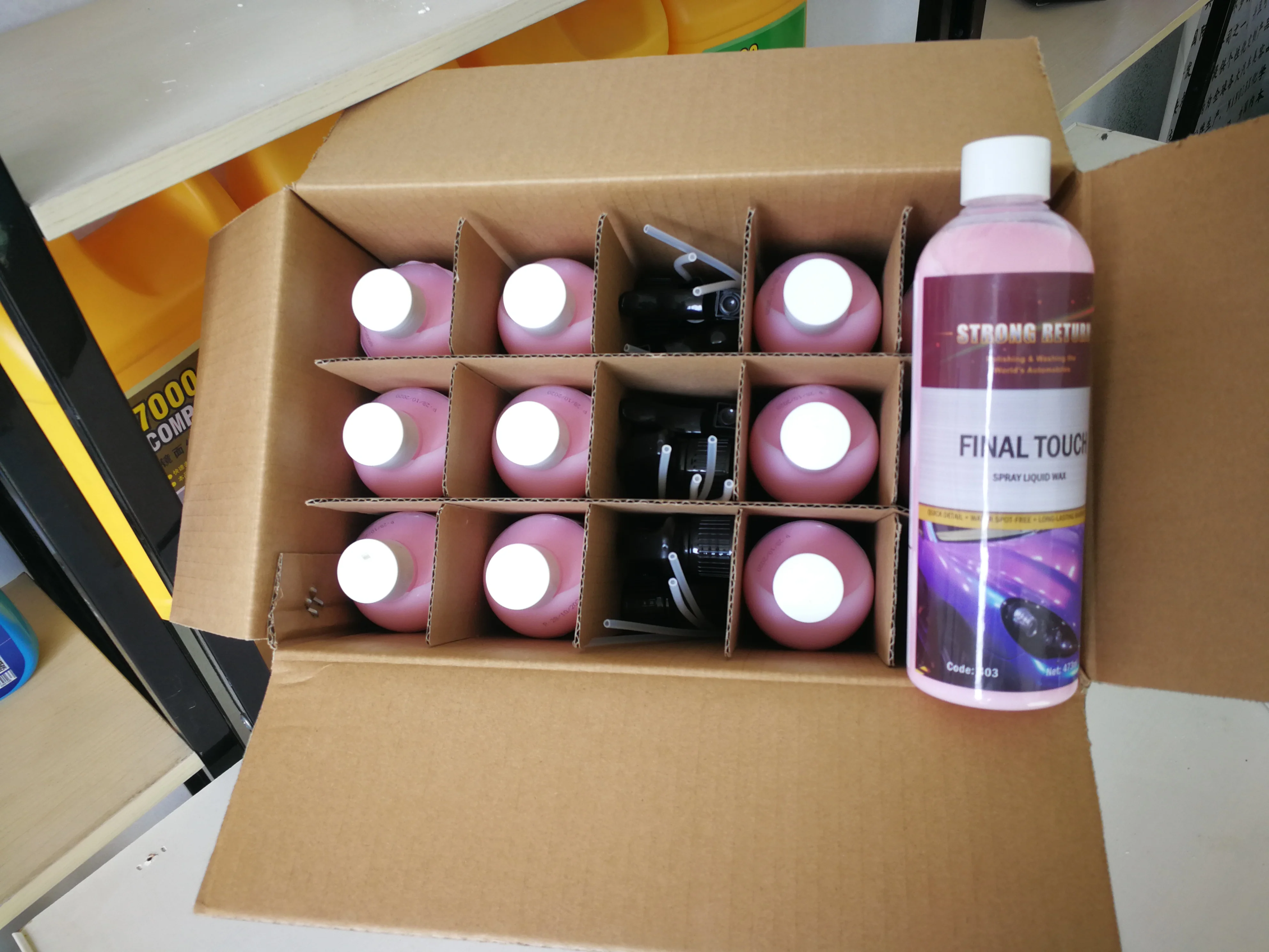 403 Quick Detailing Final Touch Silicon  Free car detailing Spray and Shine Cleaner
