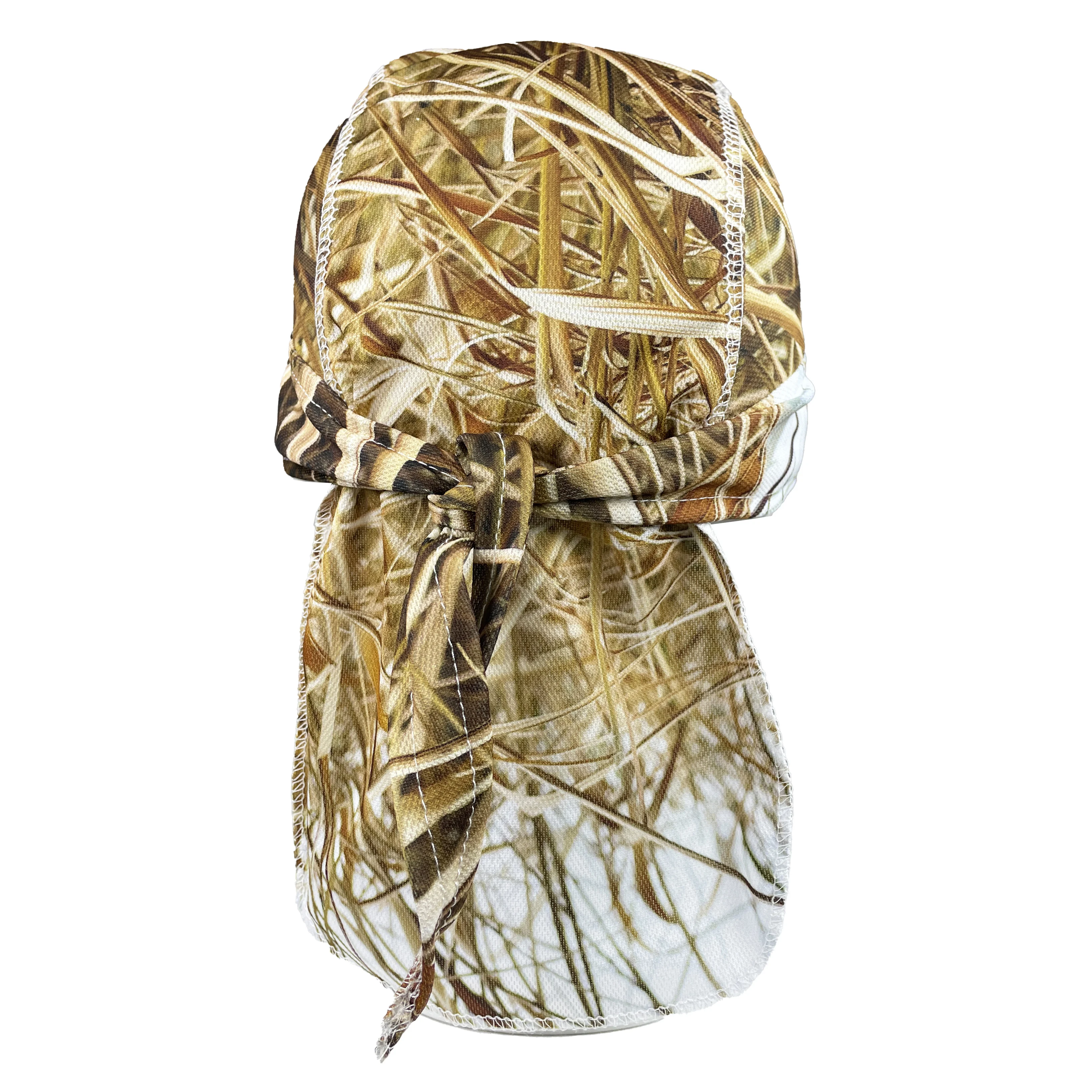 Camo hat sports pirate hat printed multi color riding durag pirate hat