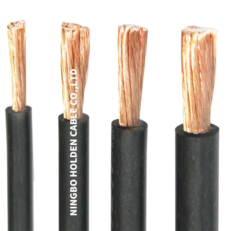0 1 2 AWG copper wire price per meter 75mm2 150MM2 welding cable