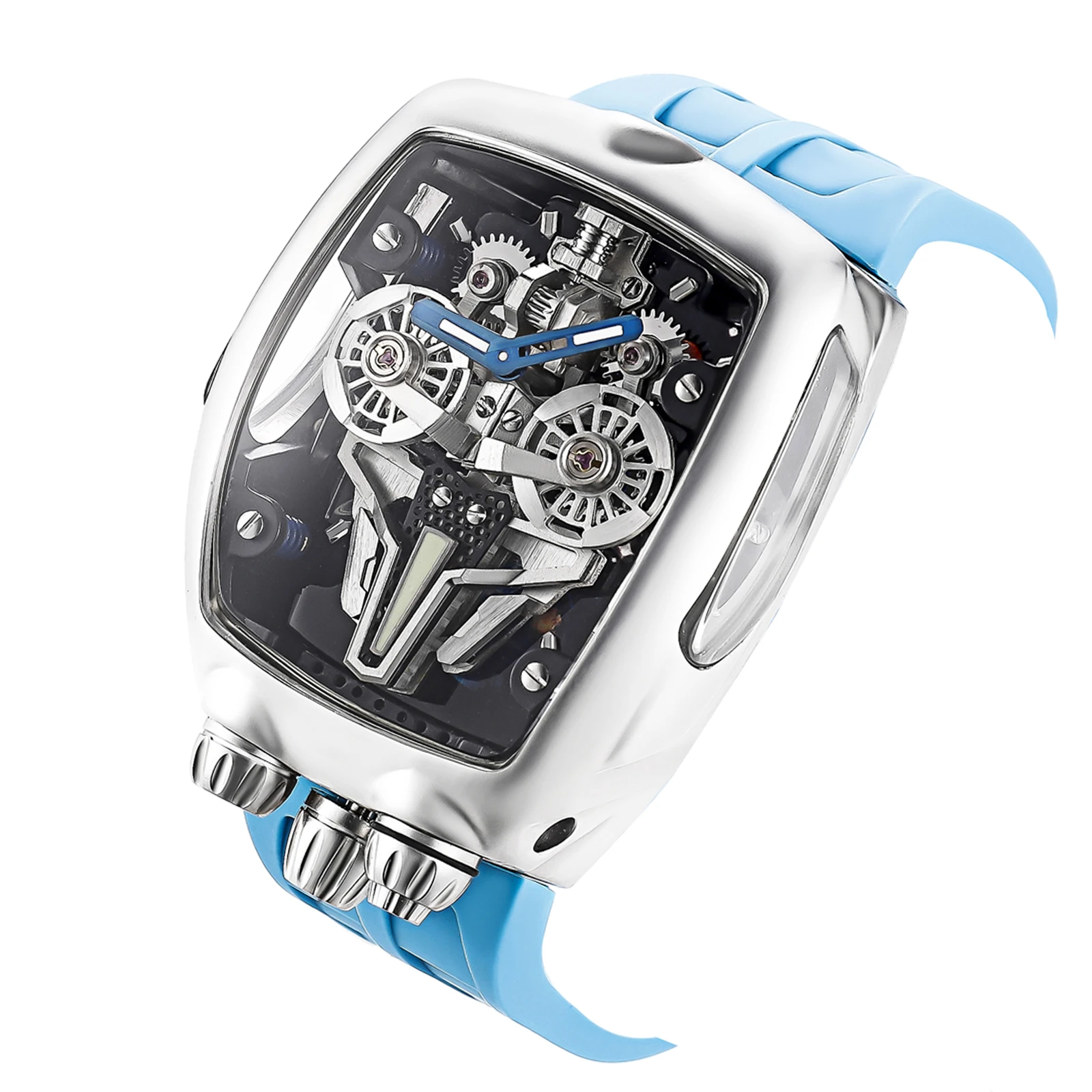 High Quality Custom Automatic Casual Waterproof  Fashion Smart Watch For Men
