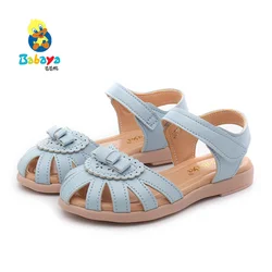 8782  High Quality Cheap New Styles For Summer Kids Flat Casual Sandals Shoes For Girls