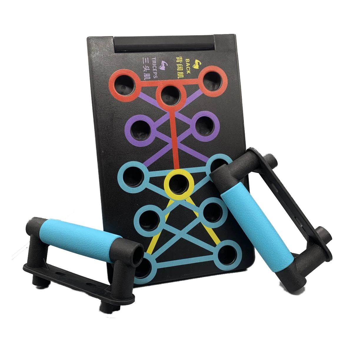 China Factory Affordable Price Multi-Functional Push-up Board For Home Fitness Chest Muscle Exercise  Arm Push Up PP Material