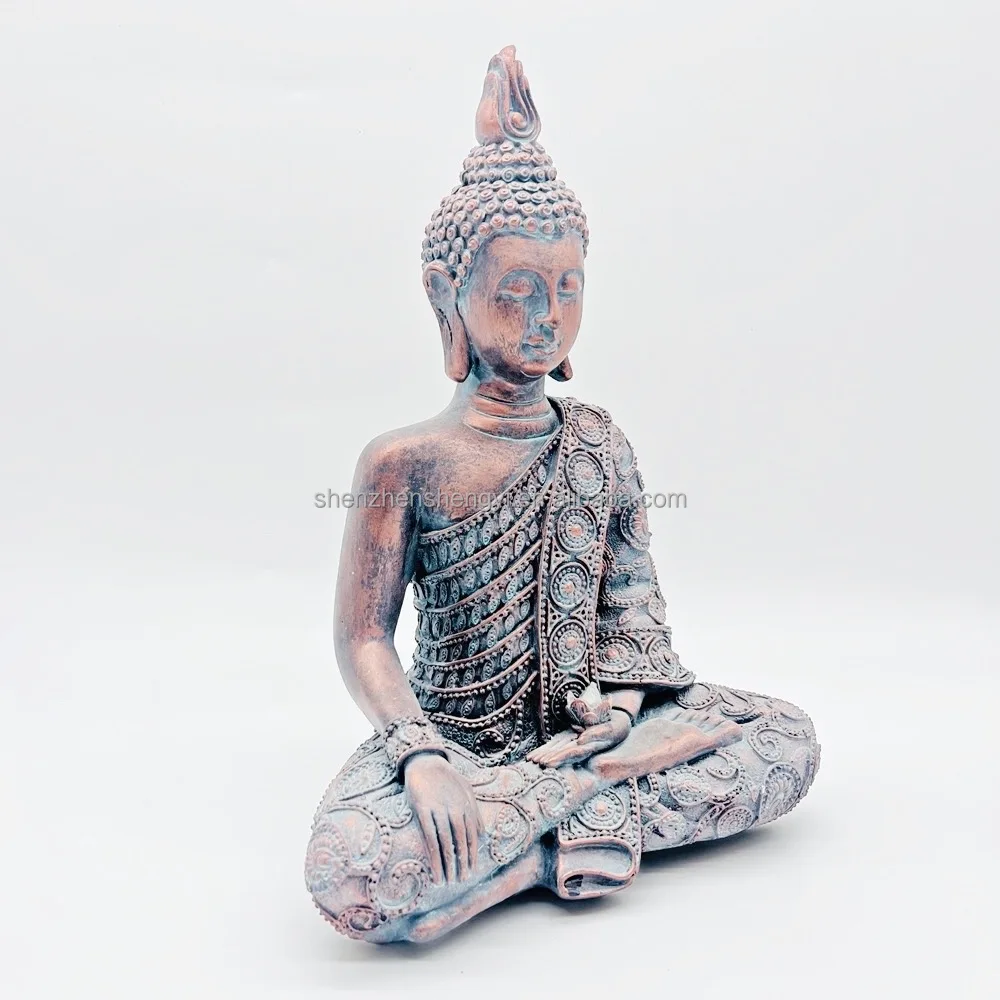 2023 Chinese Style Buddha Statue Decoration Resin Buddha Statue Stone Decoration Chinese Style Table Decoration