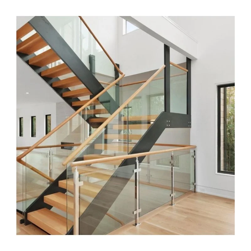 CBMmart aluminum stair white wood oak led luxury staircase step vinyl covering lift trolley stage platform wheelchair stretcher