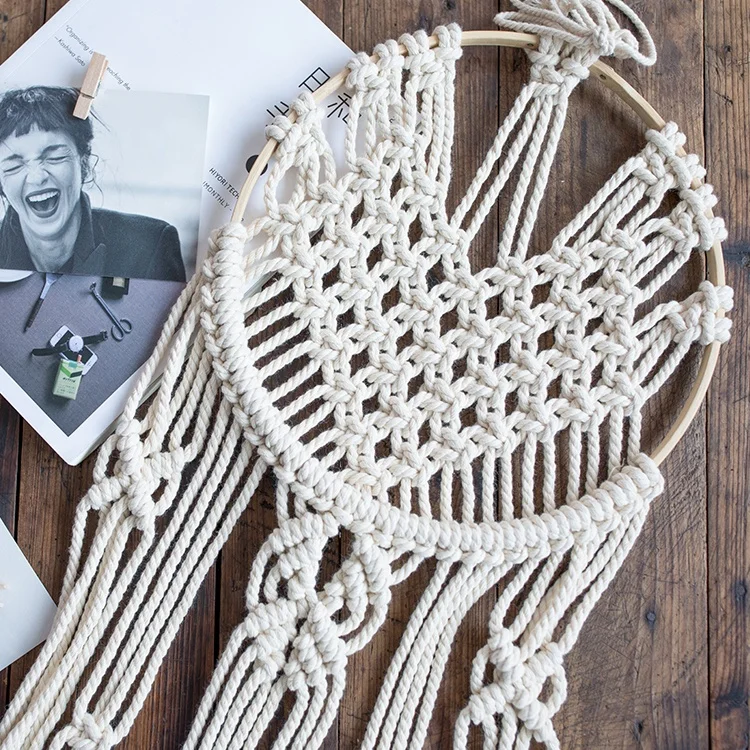 2022 Boho Wedding Decor Hand Cotton Woven Wall Tapestry Bohemian Wall Art Hanging Macrame Large Hanger Wall Hanging Tapestries